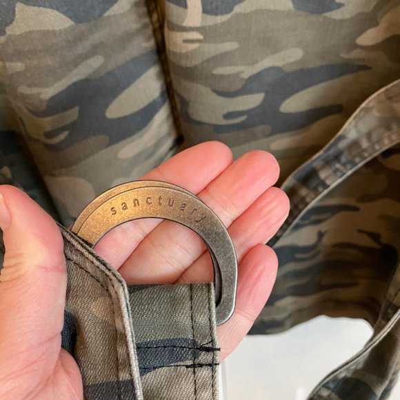 Sanctuary Belted Lightweight Camo Jacket - Picture 5 of 5